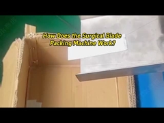 Cerrahi bıçağı otomatik paketleme makinesi