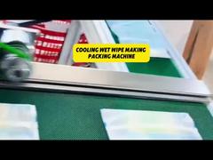 High Performance Wipes Machine For Single Pack Cooling Wet Wipe