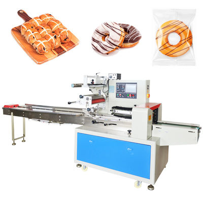Good price Azot Dolgulu Pişmiş Donutlar İçin 2.5KW Packer Akış Yastık Paketleme Makinesi çevrimiçi