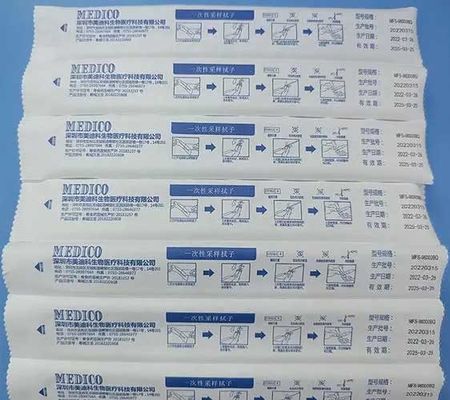 Çok Şeritli Streç Film Sarma Paketleme Makinesi Faringeal Swablar 14.5KW