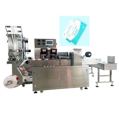 Sayma Dilme Katlama Paketleme Makinesi 3.8KW Islak Mendil Paketleme Hattı