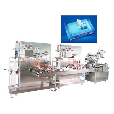 220V 50Hz Yüksek Hızlı Islak Mendil Paketleme Makinesi Paslanmaz Çelik Otomatik
