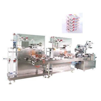 220V / 50Hz Küçük Çanta Islak Mendil Paketleme Makinesi Otomatik Mekanik