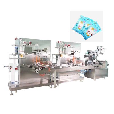 Temizlik Mendili Islak Mendil Paketleme Makinesi Dolum 220V Otomatik