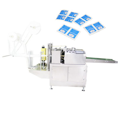 Kozmetik Alkol Swab Makinesi 50Hz Otomatik Sarma Makinesi