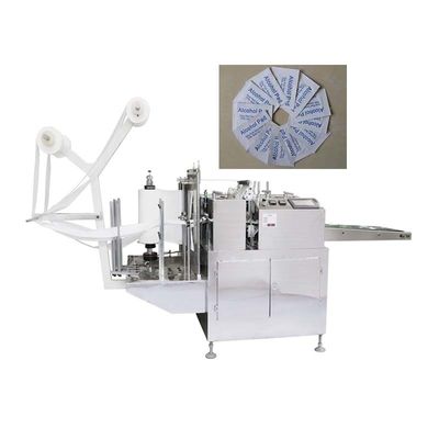 220V Alkol Tampon Makinesi 3KW Dört Taraflı Sızdırmazlık Paketleme Makinesi