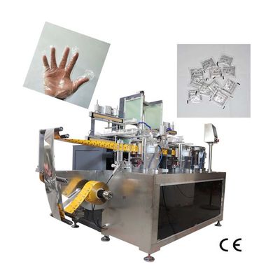 HDPE Eldiven Katlama Paketleme Makinesi Kompozit Film Otomatik Sınıf