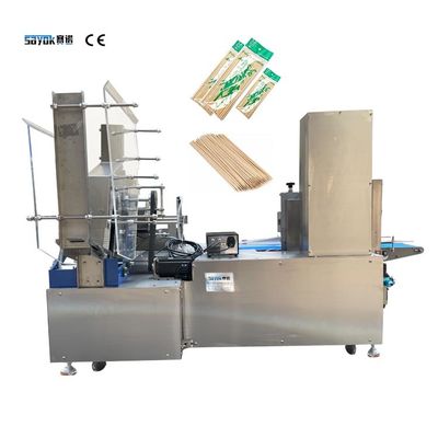 Barbekü Şişleri Bambu Çubuk Paketleme Makinesi Otomatik Sayma ve Besleme
