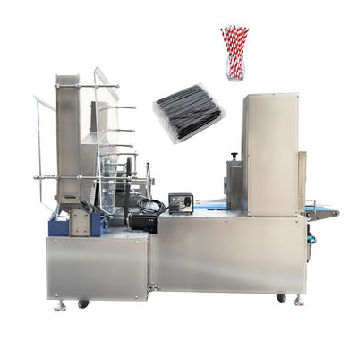 Meyve Suyu Saman Paketleme Makinesi Otomatik Sayma ve Paketleme