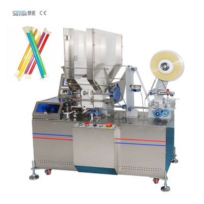 Tek toplu tek kullanımlık plastik saman ambalaj makinesi Otomatik 50HZ 220V