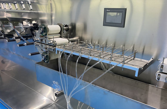 5 KW ıslak süpürge makinesi bebek ıslak süpürge kesme katlama yığma paketleme makinesi