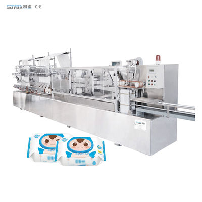 5 KW ıslak süpürge makinesi bebek ıslak süpürge kesme katlama yığma paketleme makinesi