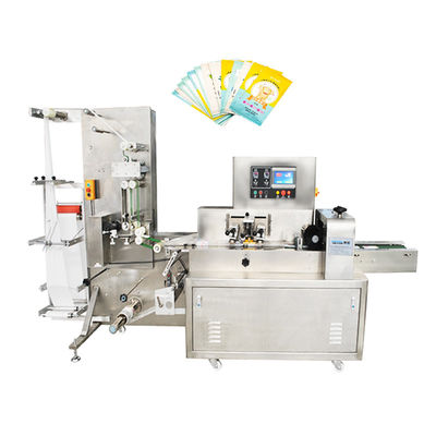 220v ıslak bezler paketleme makinesi Servo tahrikli yumruklama etiketleme ıslak doku