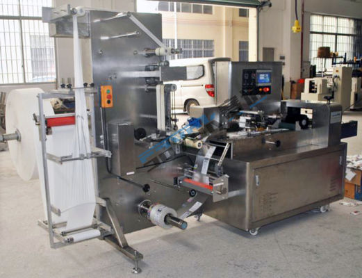 220v ıslak bezler paketleme makinesi Servo tahrikli yumruklama etiketleme ıslak doku