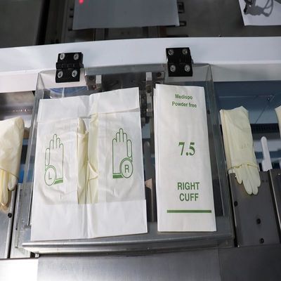 Cüzdan Kağıt Cerrahi Eldiven Paketleme Makinesi Çok Dilli Destek