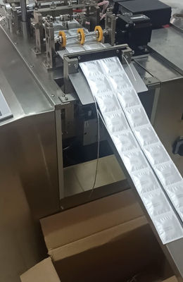 Otomatik Bar Sabun Prezervatif Maskesi Paketleme Makinesi Mekanik Sürücü Tipi