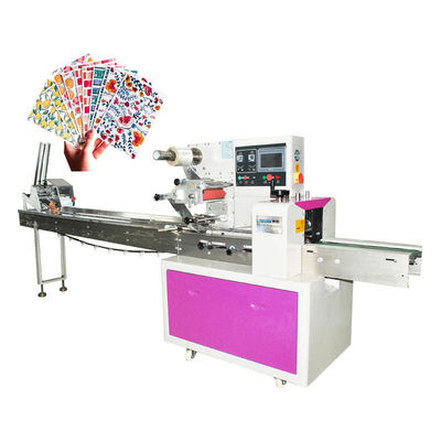 Yüksek Uyumluluk Otomatik Paketleme Makinesi Tebrik Kartı Verme Besleme Paketleme Makinesi