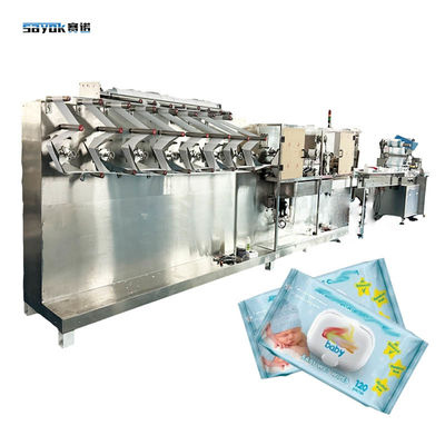 30-120 PCS Bebek Islak Menekiller Paketleme Makinesi Servo Süren Besleme Sistemi