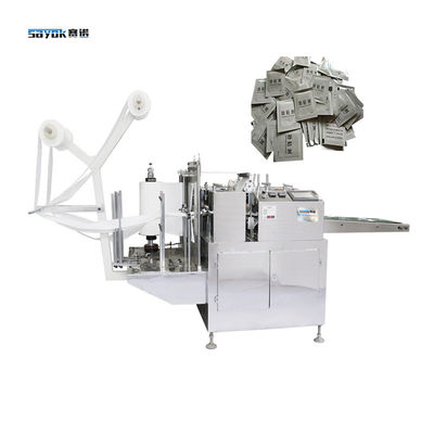 Yapışkanlık Geliştiricisi Küçük Çanta Paketi Otomatik Dört Yanlı Mühürleme Paketleme Makinesi 5.5KW
