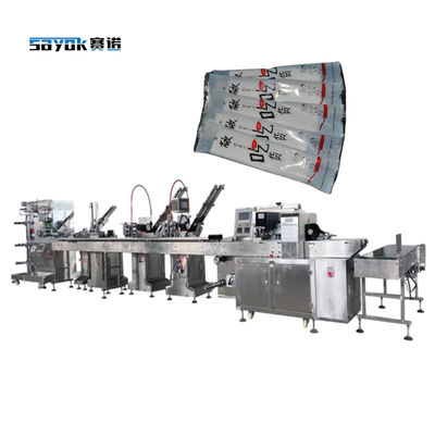 Otomatik besleme peçete yemek çubukları diş çubukları yemek takımı CE sertifikalı paketleme makinesi