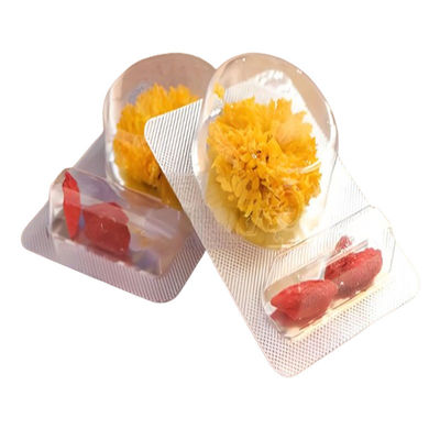 Sağlık Çay Paketleme Makinesi Otomatik AL Plastik Blister Bubble Paketleme Makinesi
