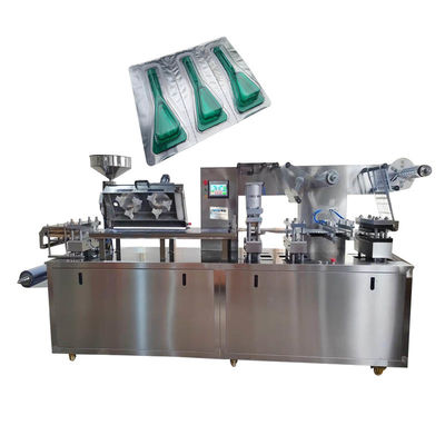 4800 Blister / Saat Otomatik Sıvı Doldurucu Solucanlar için Solucan Dönüştürme Blister Paketleme Makinesi