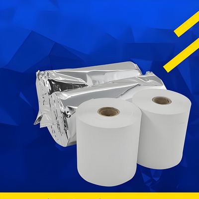 Özel Otomatik Yastık Paketleme hattı Termal Kağıt Rulo Metal Film Sarma