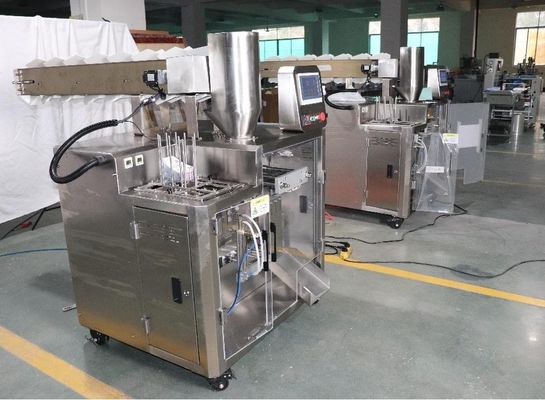 3C ürünleri için otomatik küçük önceden hazırlanmış poşet paketleme makinesi kova zinciri doldurma tipi