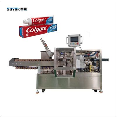 Diş Macunu Tüpü İçin Yatay Karton Makinesi 220V 0.75KW