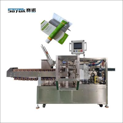 0.75 KW Motor Power Automatic Cartoning Machine With Imported PLC Full Computer Control System For Beauty Products