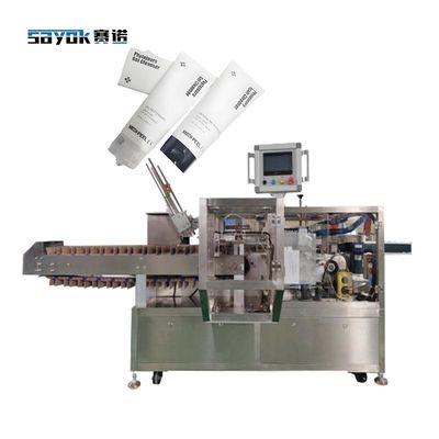 220V 50/60Hz Güç Kaynağı Tipi İçin Uygun Temizleme Jeli Tüp Kartonlama Makinesi