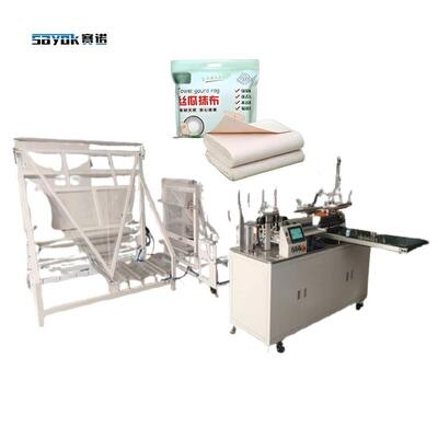 Good price Uyumlu 1000-1800mm Genişlik Havlu Balkabağı Rag Otomatik Katlama Kesme Makinesi çevrimiçi