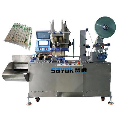 İyi fiyat Özelleştirilmiş Tek Kullanımlık Çubuklar Bireysel Paketleme Makinesi Üç Taraflı Sızdırmazlık Paketi çevrimiçi