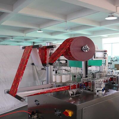 Up Film Automatic Folding Packaging Machine For Disposable PE Gloves Takeaway Pack